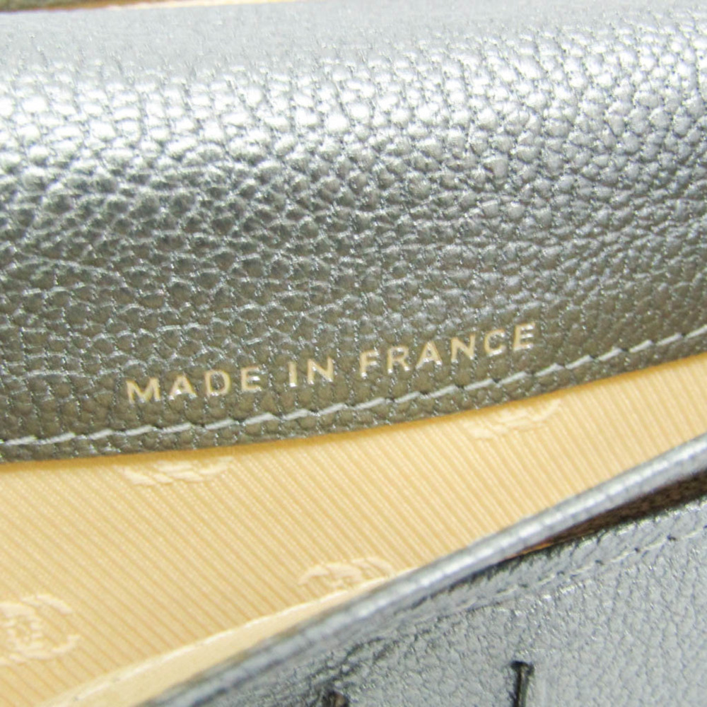 CHANEL Silver Leather Wallet - Picture 10 of 12